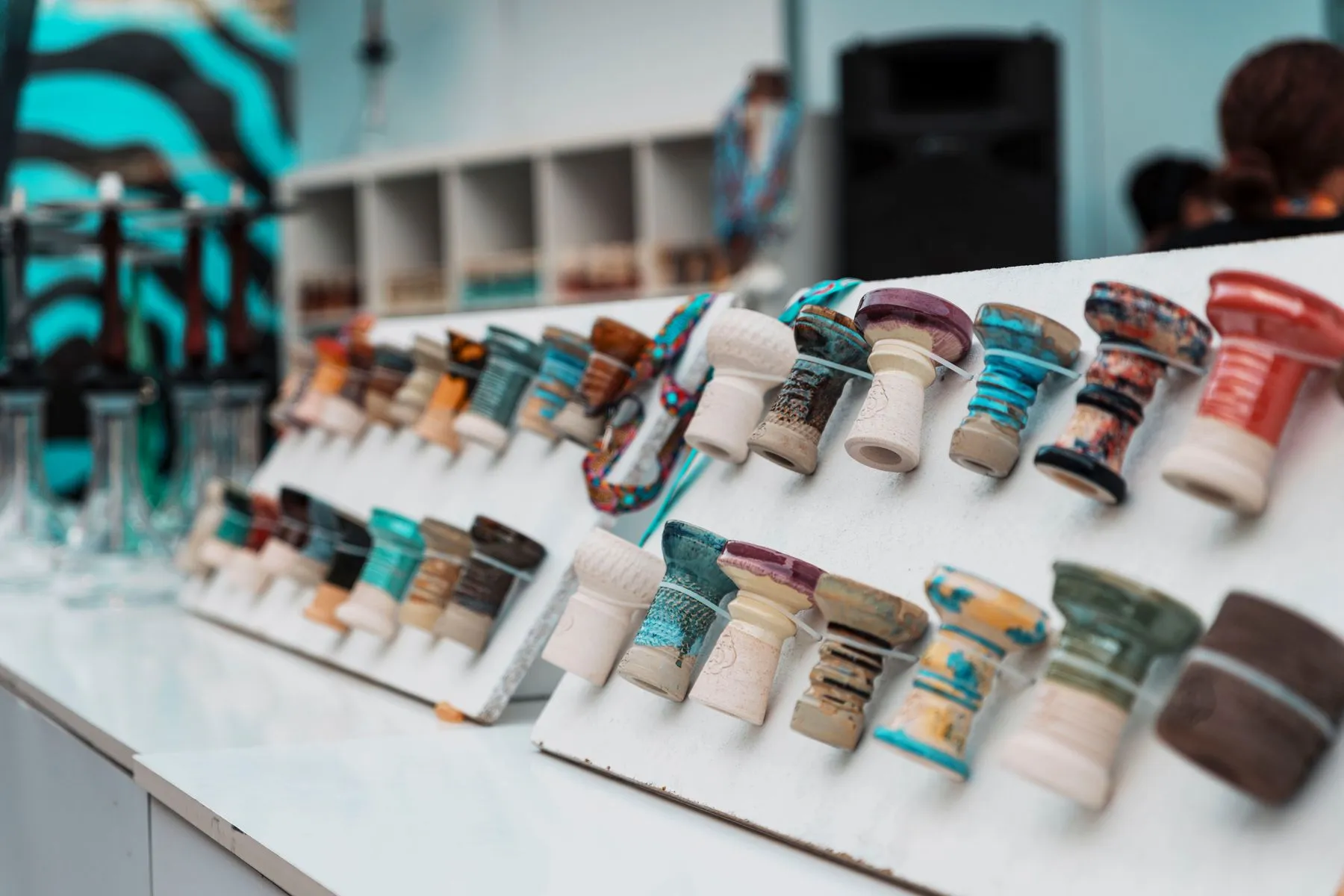 Product display inside the shop